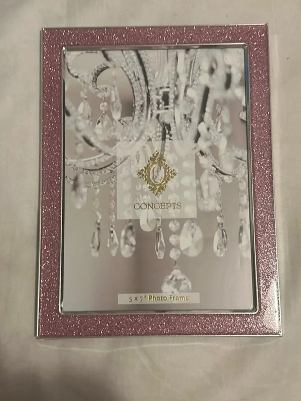 NWT‎ Concepts Pink Glitter Photo Frame 5